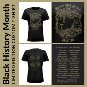 NEW! Black HER-STORY T-SHIRTS